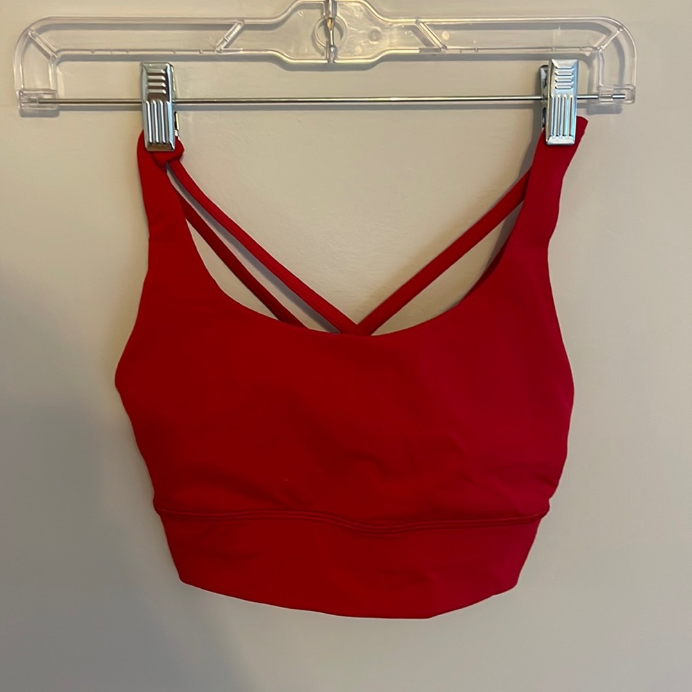 Luluemon razor back sports bra.
